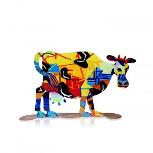 Hulda Cow by David Gerstein Israeli Art