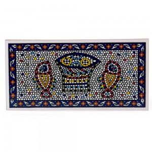 Armenian Ceramic Mosaic Fish Wall Hanging Tile Souvenirs From Israel