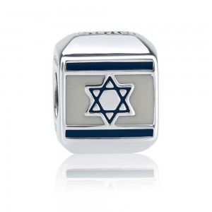Flag of Israel Bracelet Charm by Marina Jewelry Marina Jewelry