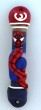Children’s Fimo Spiderman Mezuzah with Red and Blue Caps and Large Figurine