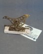 Dove-Shaped Paper Weight with Floral Pattern and Jerusalem Stone