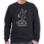 Peace of Jerusalem Sweatshirt Dove Design- Variety of Colors to Choose From